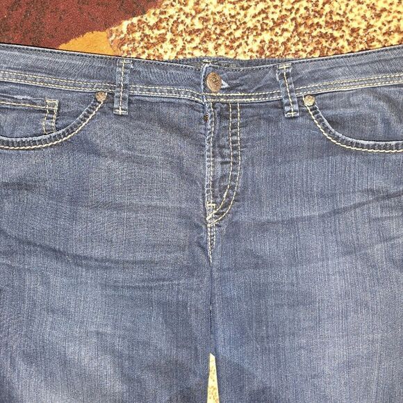 Silver Jeans Dark Blue Size 18 (JEA4) - Picture 10 of 11